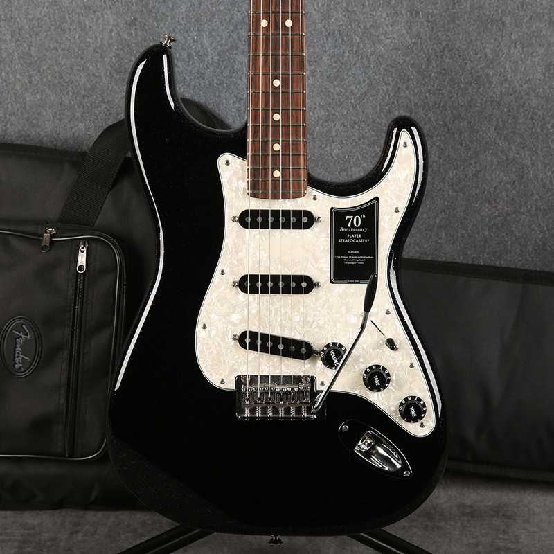 Fender 70th Anniversary Player Stratocaster - Nebula Noir - Gig Bag - 2nd Hand