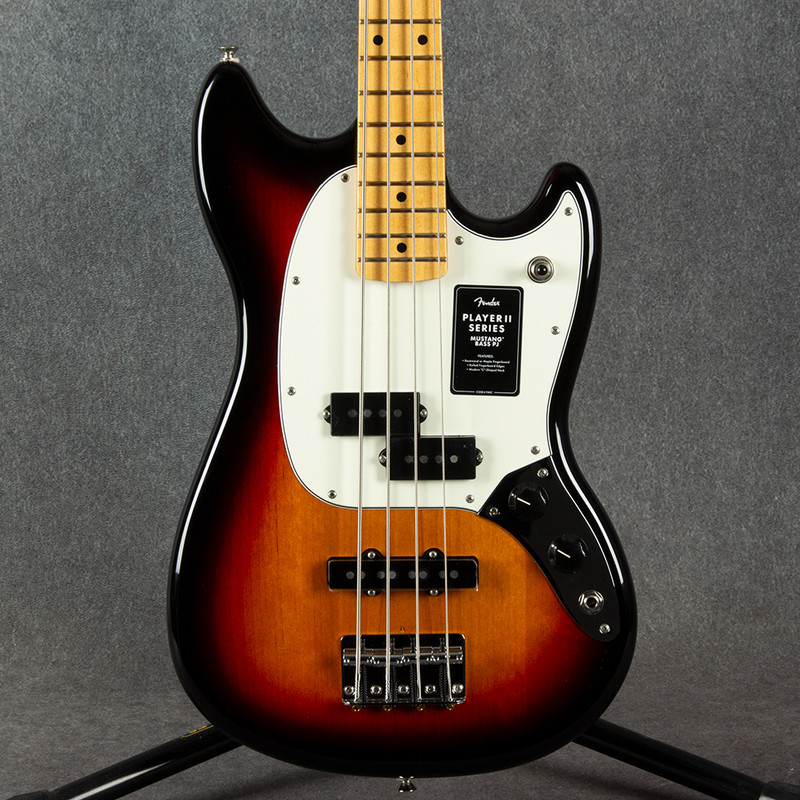 Fender Player II Mustang PJ Bass - 3 Tone Sunburst - Boxed - 2nd Hand