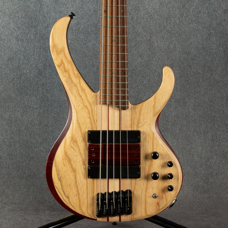 Ibanez BTB33-NTF 5-String Bass - Natural Flat - 2nd Hand