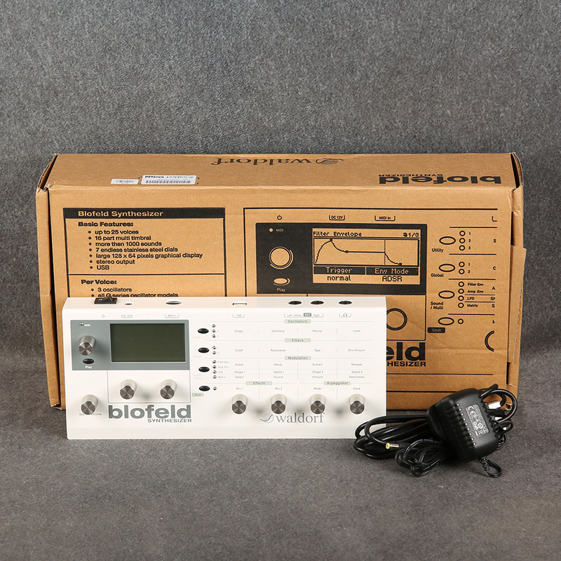 Waldorf Blofeld Desktop Synthesizer - Box & PSU - 2nd Hand Waldorf Blofeld Desktop Synthesizer - Box & PSU - 2nd Hand