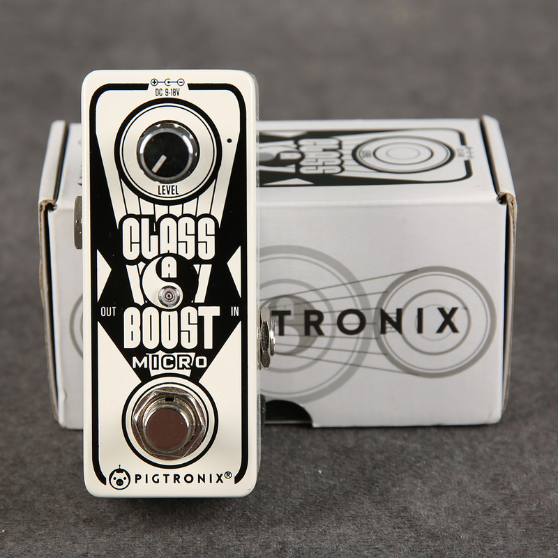 Pigtronix Class A Boost Micro Pedal - Boxed - 2nd Hand Pigtronix Class A Boost Micro Pedal - Boxed - 2nd Hand