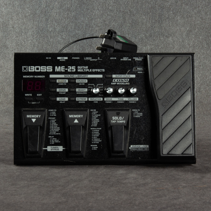 Boss ME-25 Multi FX Pedal - Power Supply - 2nd Hand