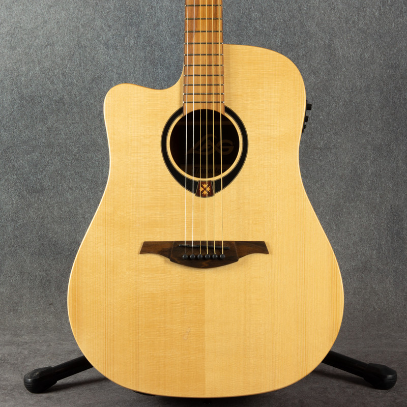 Lag TL70DCE Dreadnought Cutaway Acoustic - Left Handed - Natural - 2nd Hand