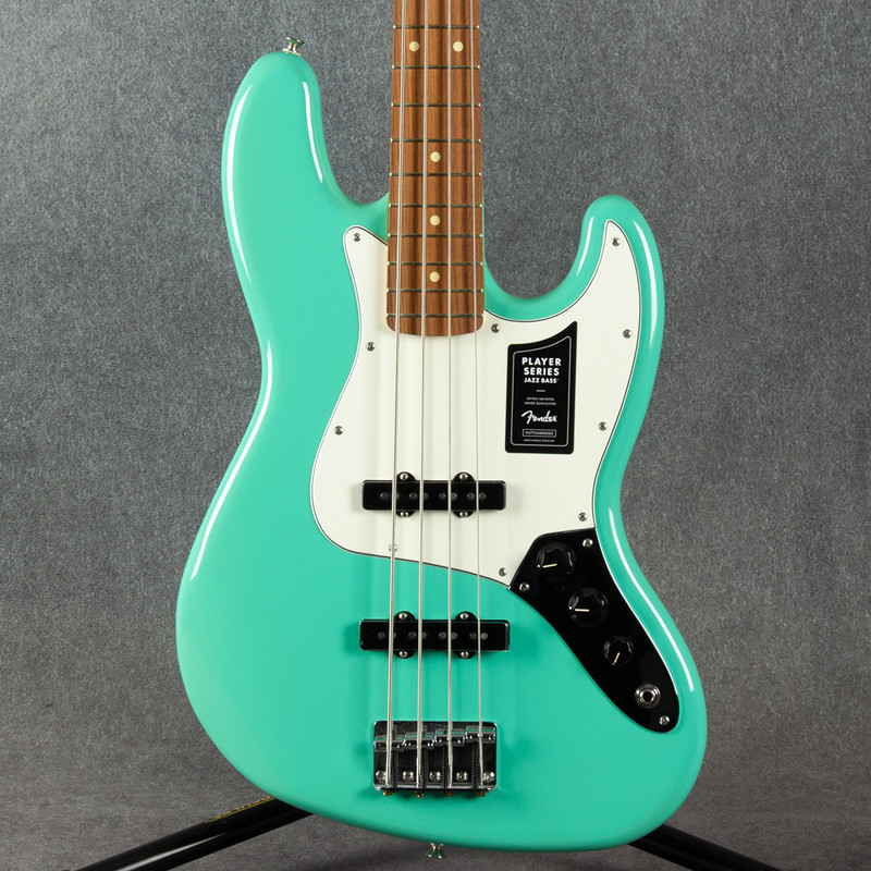 Fender Player Jazz Bass - Sea Foam Green - Boxed - 2nd Hand