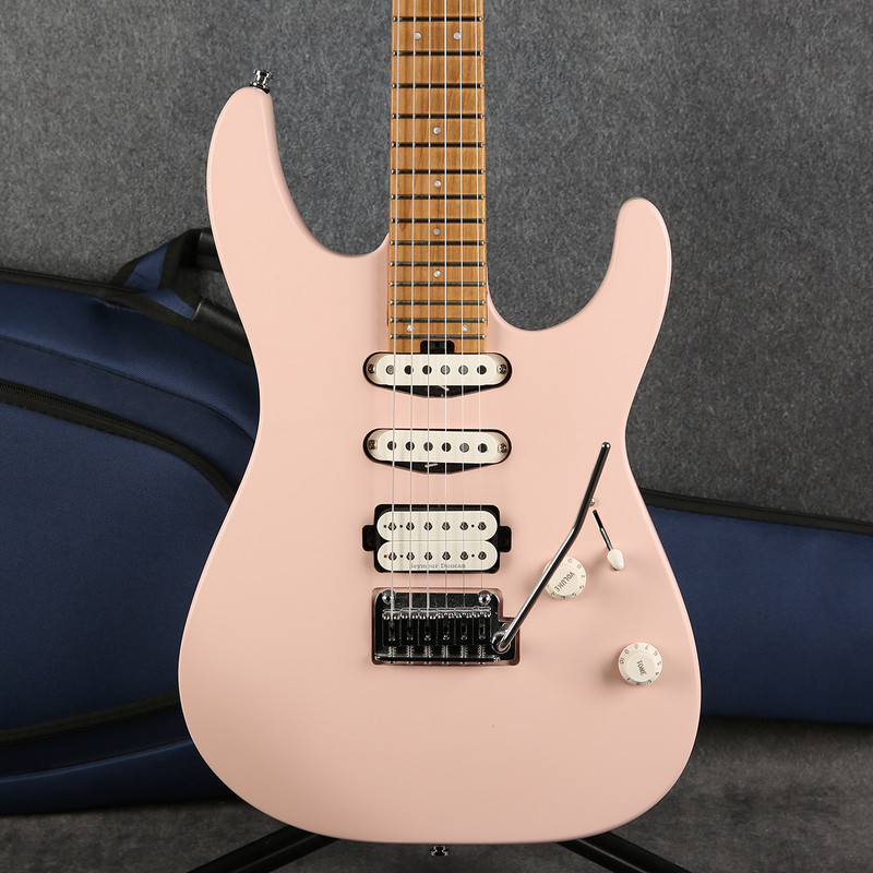 Charvel Pro-Mod DK24 HSS 2PT CM - Satin Shell Pink - Gig Bag - 2nd Hand
