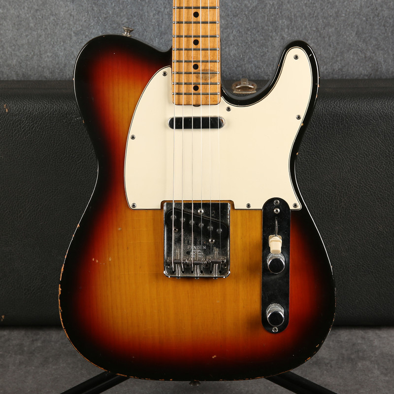Fender 1968 Telecaster - Maple Neck - 3 Tone Sunburst - Hard Case - 2nd Hand