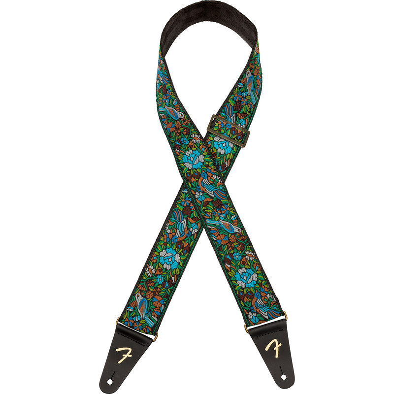 Fender Mosaic Jacquard Guitar Strap - Green
