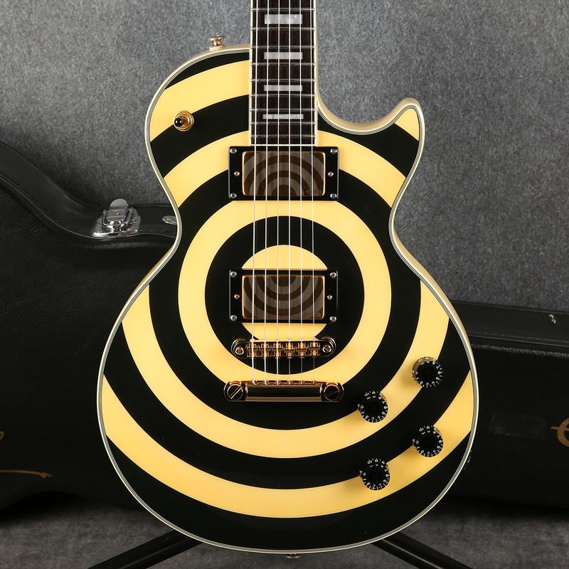 Epiphone Zakk Wylde Signature Les Paul Custom Bullseye - Hard Case - 2nd Hand
