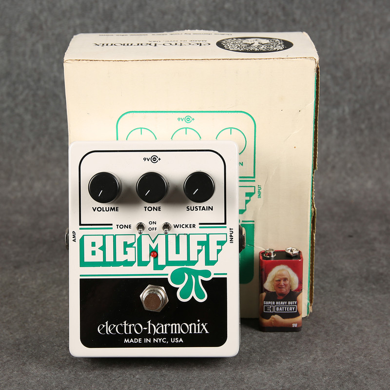 Electro Harmonix Big Muff Pi with Tone Wicker Switch - Boxed - 2nd Hand