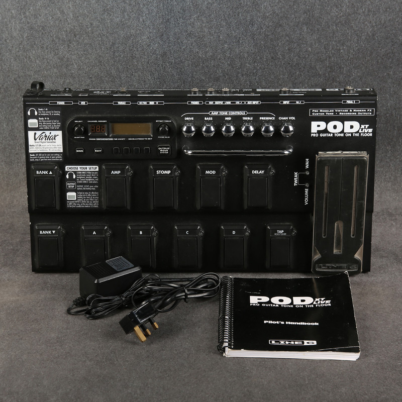 Line 6 POD xt Live Multi-FX & Amp Modeler - Power Supply - 2nd Hand Line 6 POD xt Live Multi-FX & Amp Modeler - Power Supply - 2nd Hand