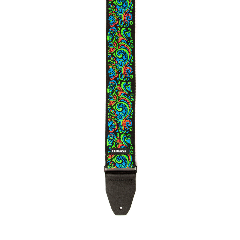 Jim Dunlop Jimi Hendrix Blacklight Love Drops Pink Strap
