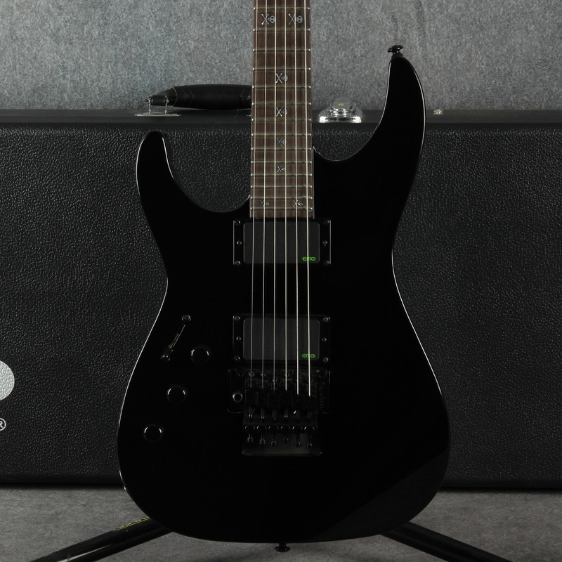 ESP LTD KH-602 Kirk Hammett Signature Left Handed - Black - Hard Case - 2nd Hand