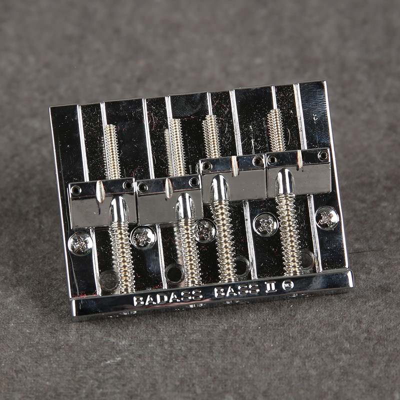 Leo Quan Badass II 4-String Bass Bridge - Chrome - 2nd Hand Leo Quan Badass II 4-String Bass Bridge - Chrome - 2nd Hand