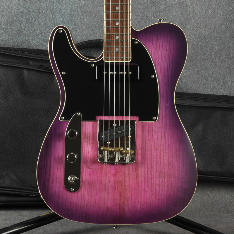Schecter PT Special - Left Handed - Purple Burst Pearl - Gig Bag - 2nd Hand
