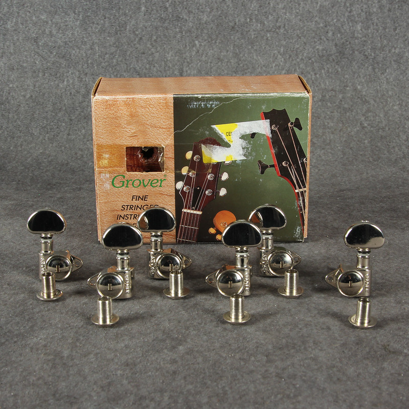 Grover Rotomatics 3+3 18:1 Gear Ratio - Nickel - Boxed - 2nd Hand