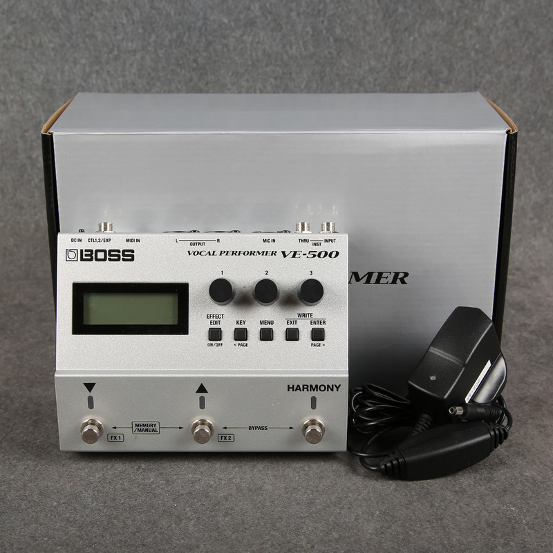 Boss VE-500 Vocal Performer Pedal - Box & PSU - 2nd Hand (145596)