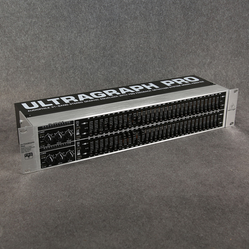 Behringer FBQ3102 Ultragraph Pro Dual 31-Band Graphic Equalizer - 2nd Hand
