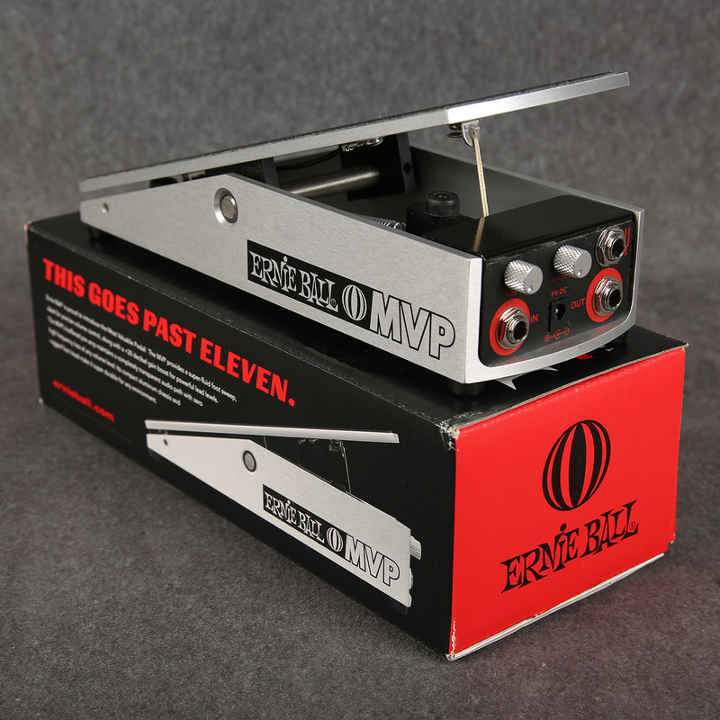 Ernie Ball MVP Volume Overdrive Hybrid Expression Pedal - Boxed - 2nd Hand Ernie Ball MVP Volume Overdrive Hybrid Expression Pedal - Boxed - 2nd Hand