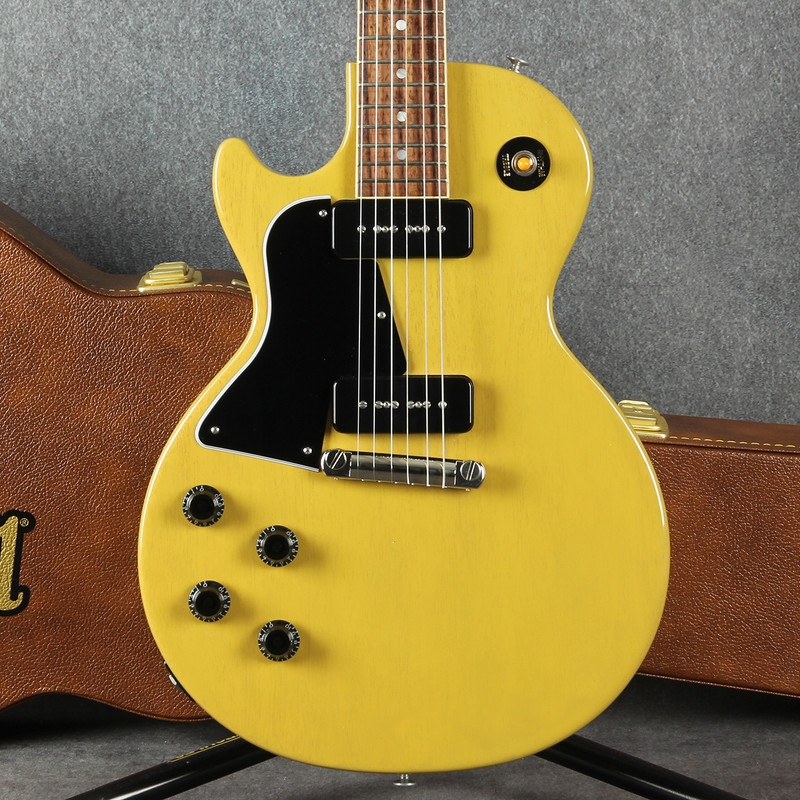Gibson Les Paul Special TV - Left Handed - Yellow - Hard Case - 2nd Hand Gibson Les Paul Special TV - Left Handed - Yellow - Hard Case - 2nd Hand