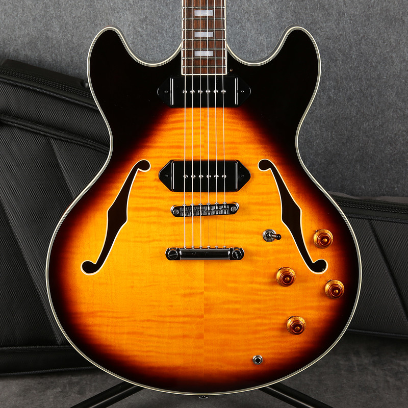 Sire Larry Carlton H7V Semi-Hollow - Vintage Sunburst - Soft Case - 2nd Hand