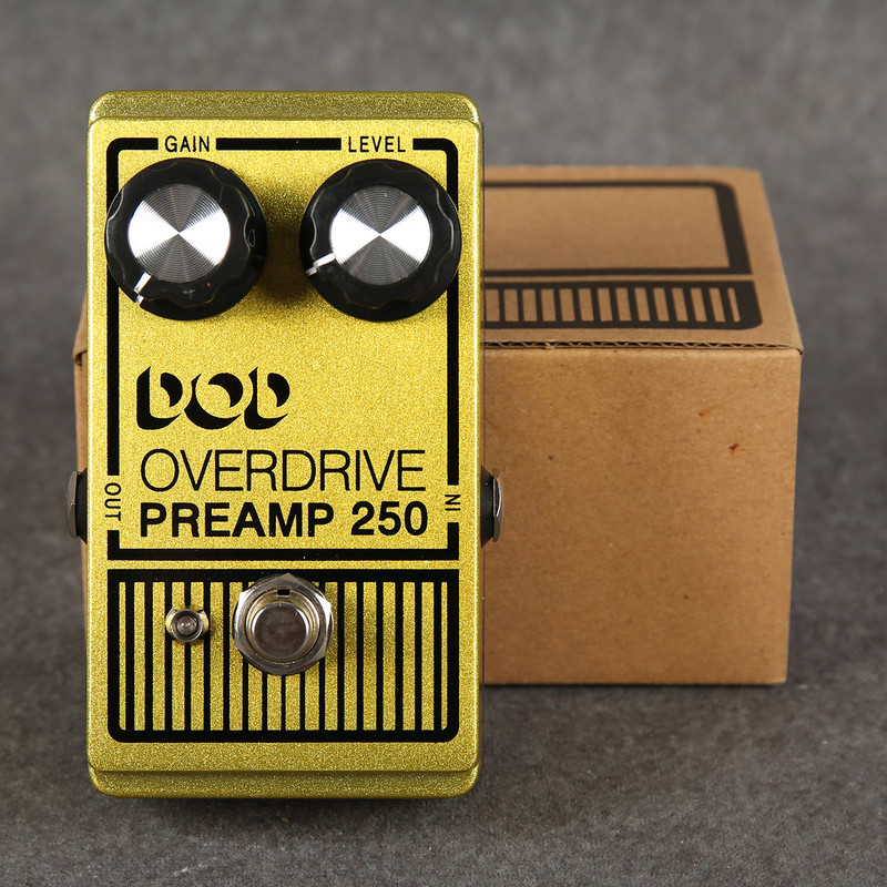 DOD 250 Preamp Overdrive Pedal - Boxed - 2nd Hand DOD 250 Preamp Overdrive Pedal - Boxed - 2nd Hand