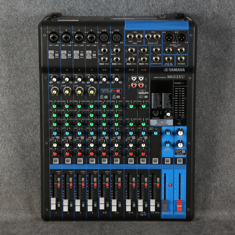 Yamaha MG12XU 12-Channel USB Mixer - 2nd Hand