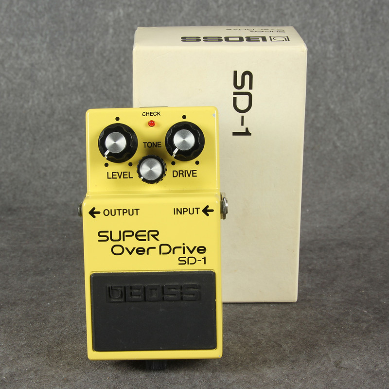 Boss SD-1 Super Overdrive Pedal - Boxed - 2nd Hand (146403)