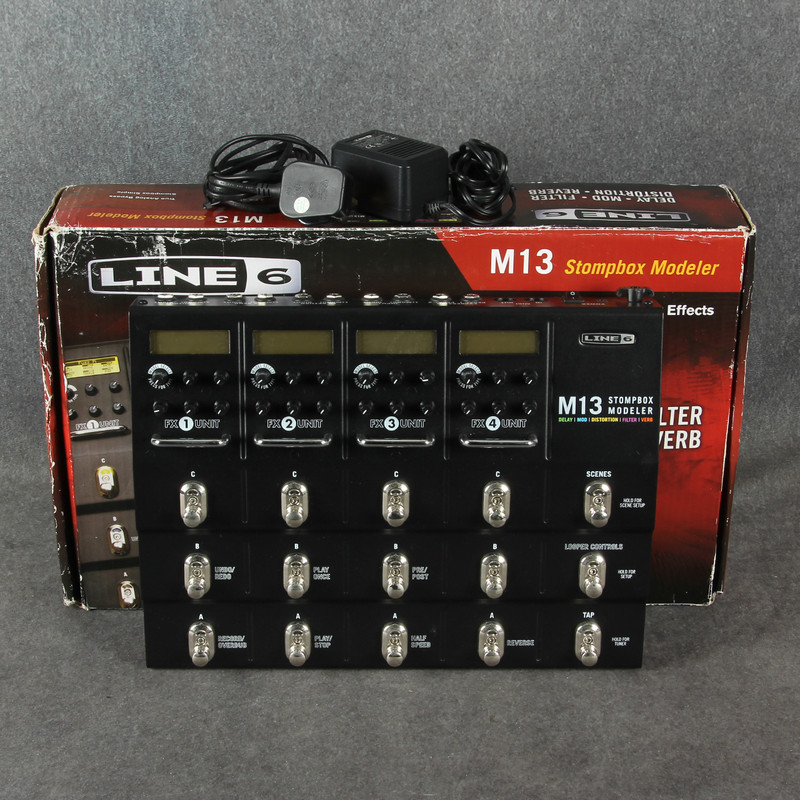 Line 6 M13 Stompbox Modeler - Box & PSU - 2nd Hand (146394)
