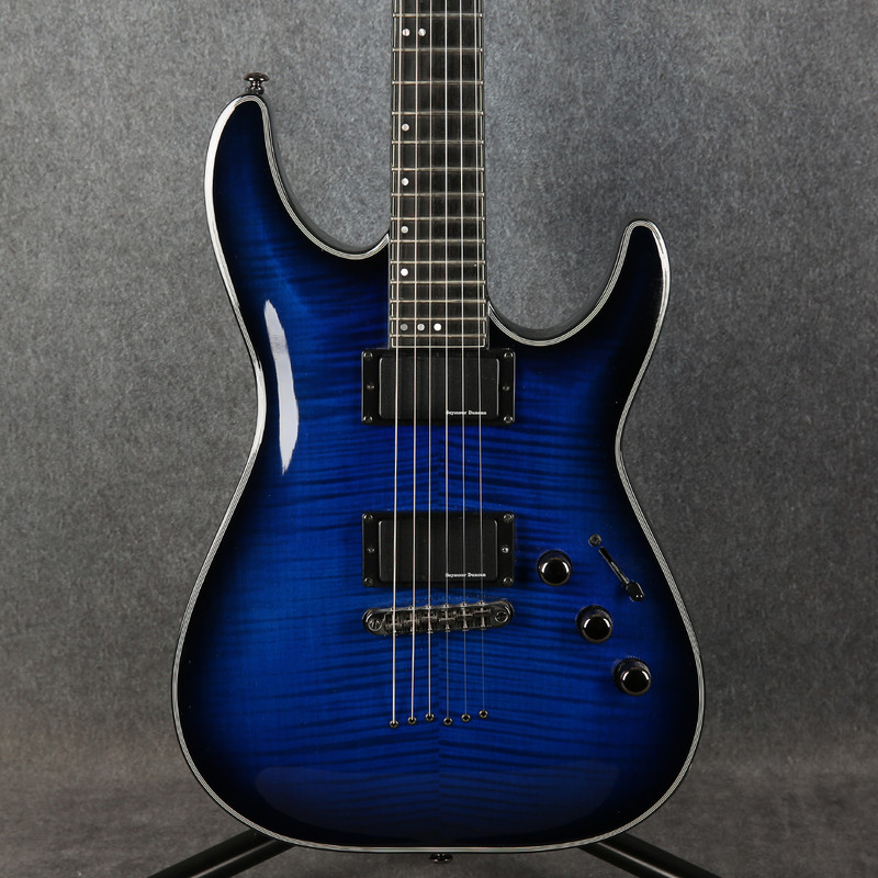 Schecter Blackjack SLS C-1 Active - See Thru Blue Burst - 2nd Hand