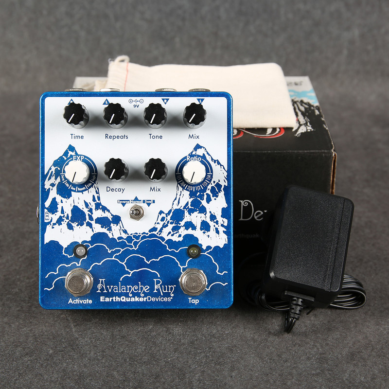 EarthQuaker Devices Avalanche Run v2 - Box & PSU - 2nd Hand EarthQuaker Devices Avalanche Run v2 - Box & PSU - 2nd Hand