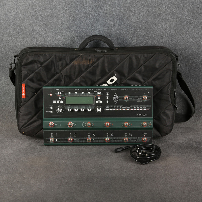 Kemper Profiler Stage Floorboard Processor - Power Supply - Gig Bag - 2nd Hand Kemper Profiler Stage Floorboard Processor - Power Supply - Gig Bag - 2nd Hand