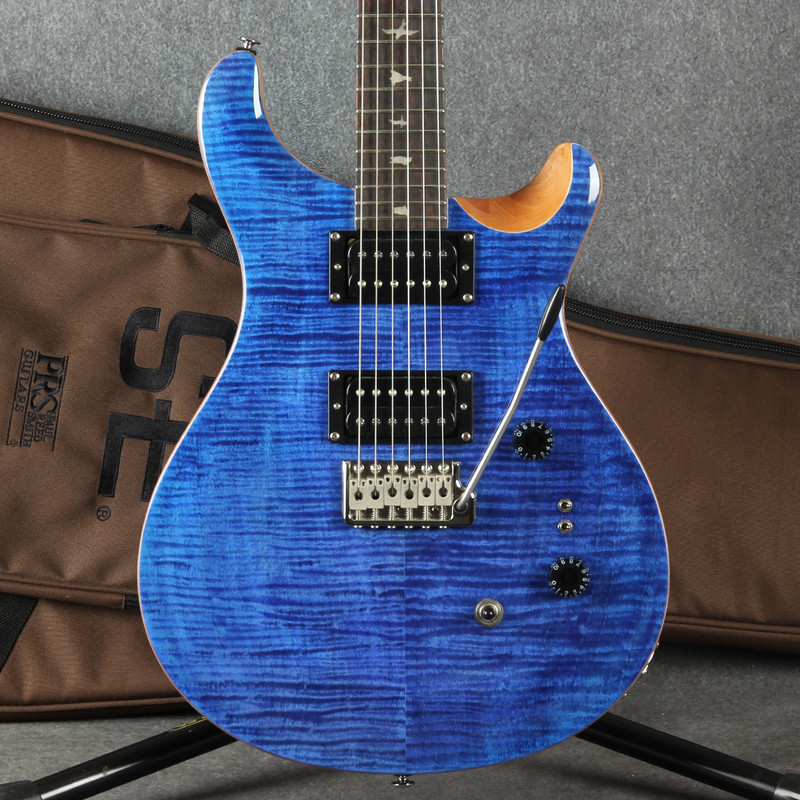 PRS SE Custom 24 - Faded Blue Burst - Gig Bag - 2nd Hand (146507)