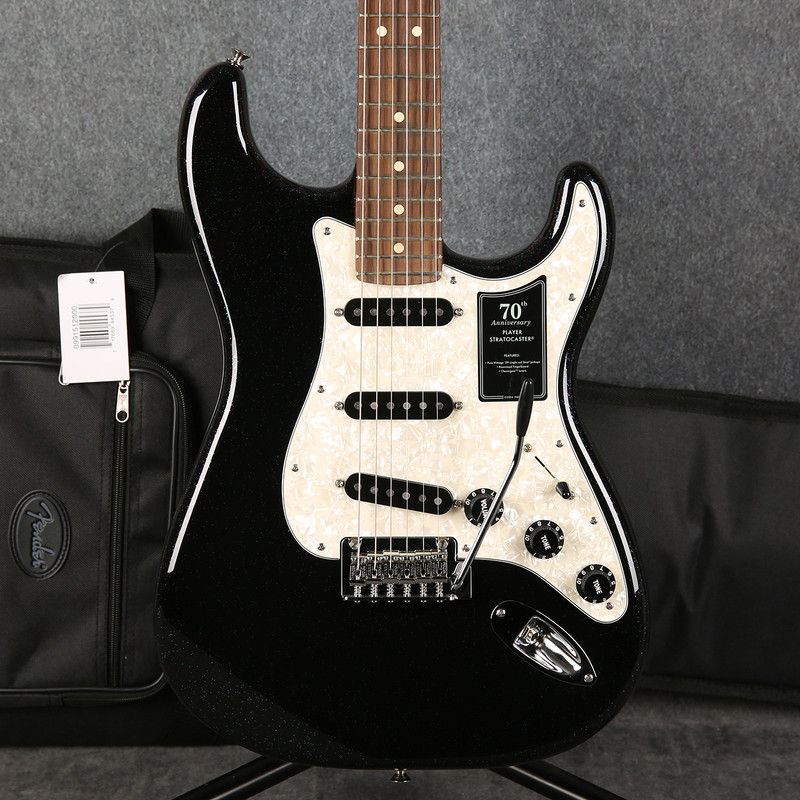 Fender 70th Anniversary Player Stratocaster - Nebula Noir - Gig Bag - 2nd Hand (X1169802)