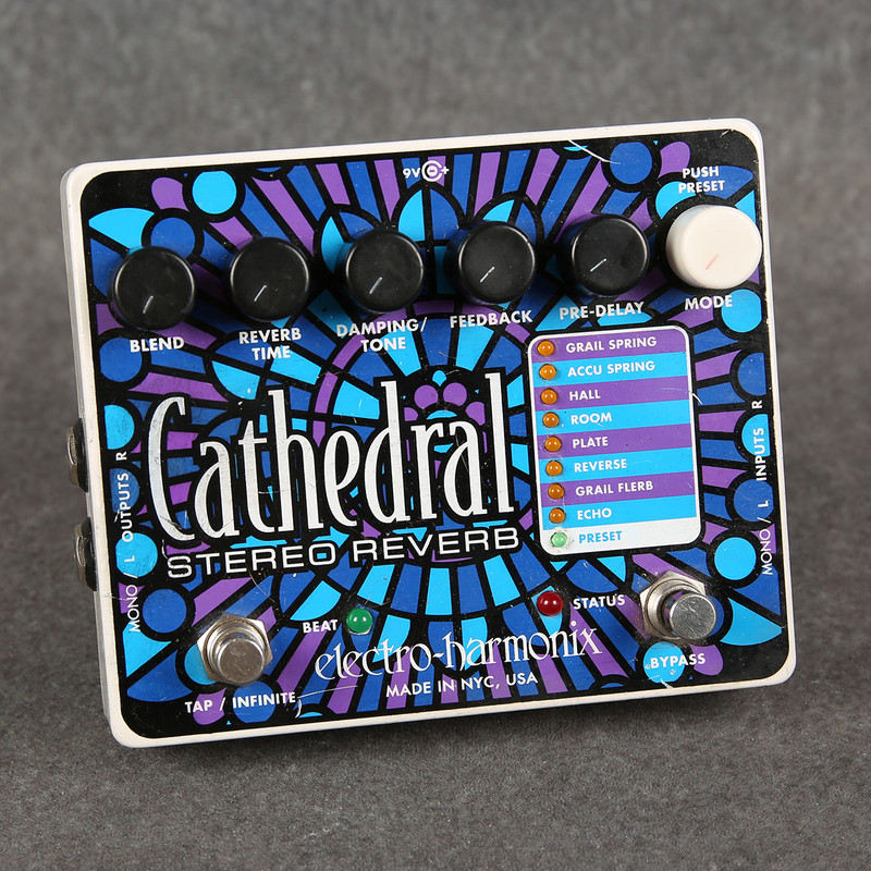 Electro-Harmonix Cathedral Stereo Reverb - 2nd Hand Electro-Harmonix Cathedral Stereo Reverb - 2nd Hand