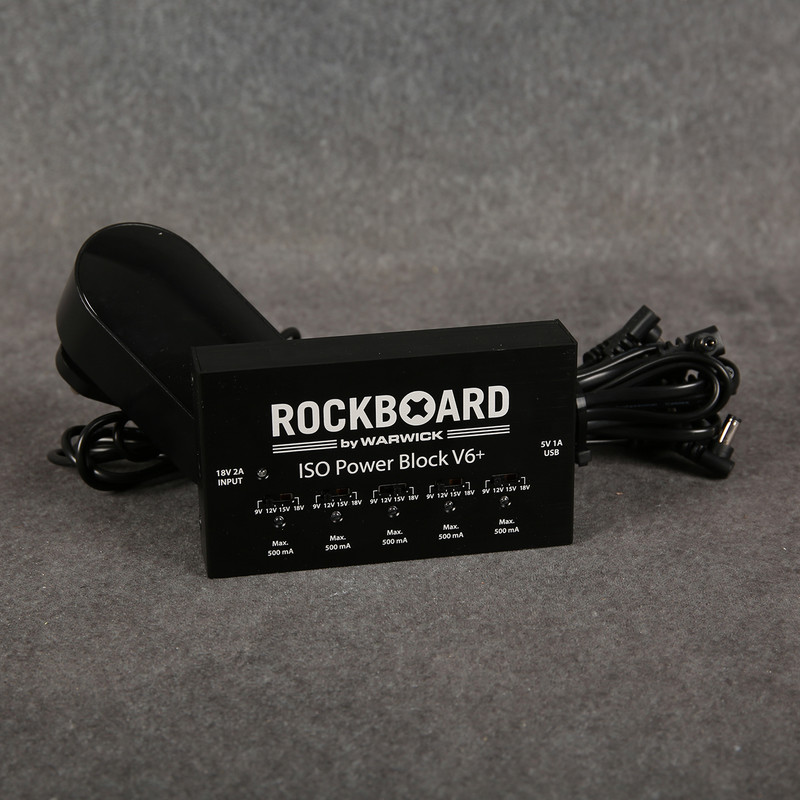 Warwick RockBoard ISO Power Block V6+ - Cables - Power Supply - 2nd Hand Warwick RockBoard ISO Power Block V6+ - Cables - Power Supply - 2nd Hand