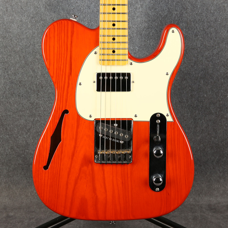 G&L Tribute ASAT Classic Bluesboy Semi-Hollow - Clear Orange - 2nd Hand (147033)