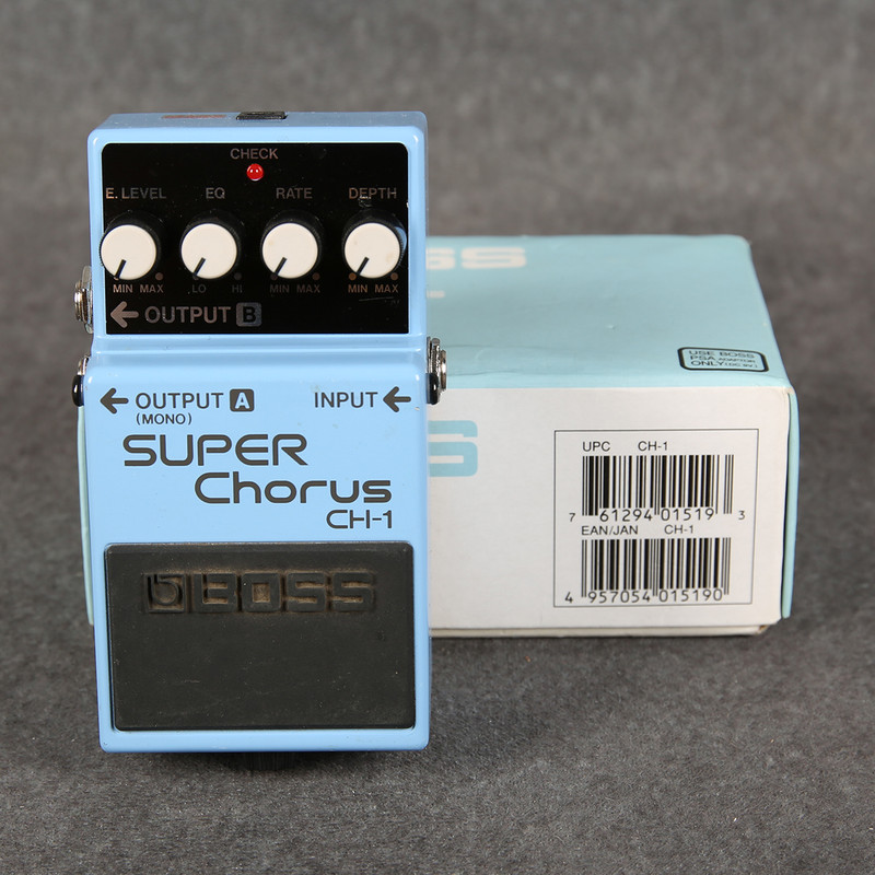 Boss CH-1 Chorus - Boxed - 2nd Hand (147046) Boss CH-1 Chorus - Boxed - 2nd Hand (147046)