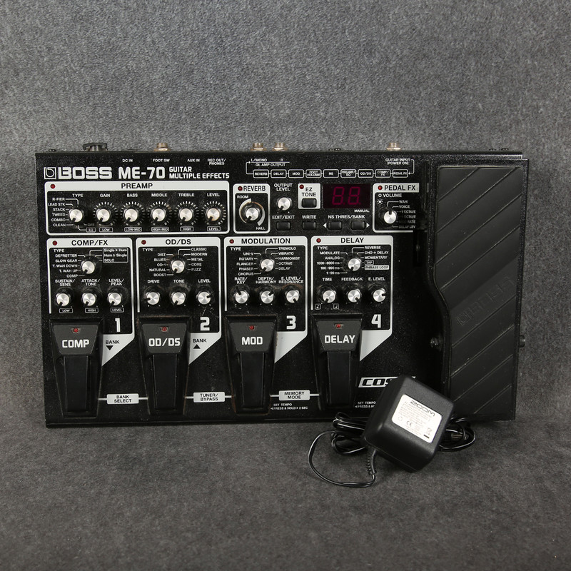 Boss ME-70 Multi-Effect Unit - Power Supply - 2nd Hand Boss ME-70 Multi-Effect Unit - Power Supply - 2nd Hand