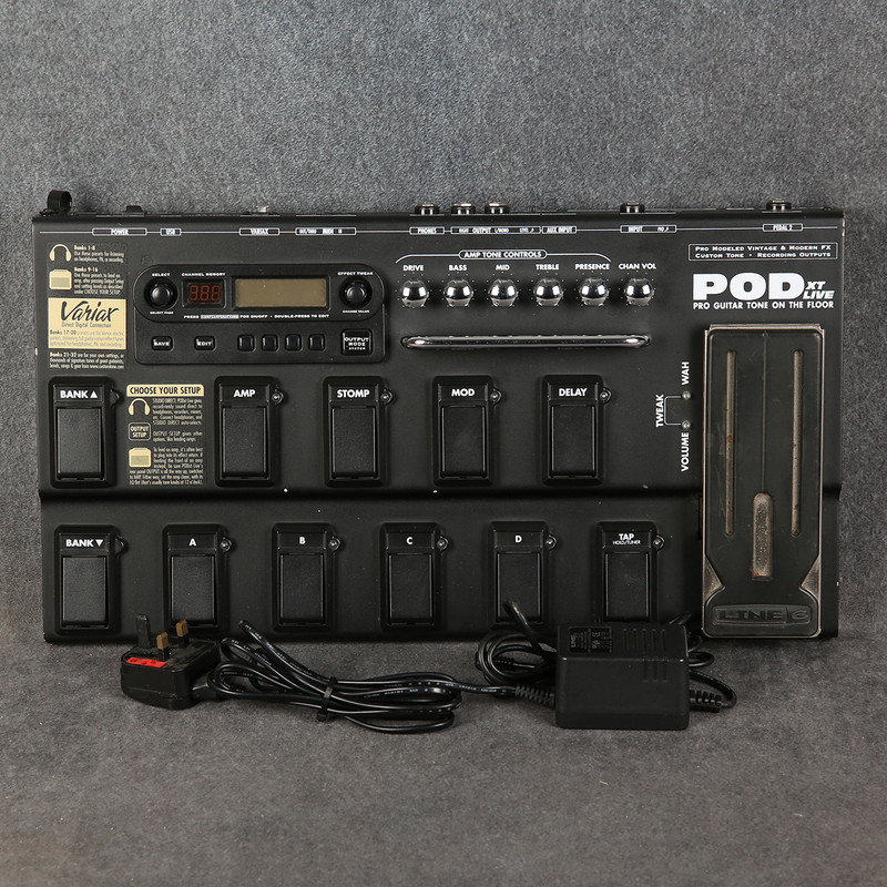 Line 6 POD xt Live Multi-FX & Amp Modeler - Power Supply - 2nd Hand (147234) Line 6 POD xt Live Multi-FX & Amp Modeler - Power Supply - 2nd Hand (147234)
