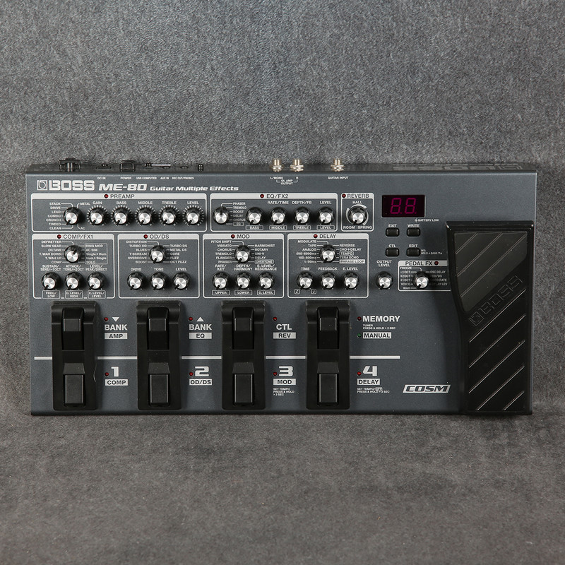 Boss ME-80 Multi Effects Processor - 2nd Hand (147250) Boss ME-80 Multi Effects Processor - 2nd Hand (147250)