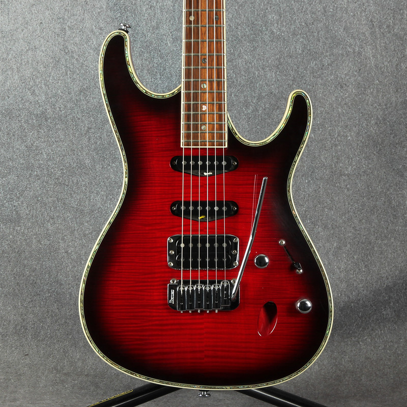 Ibanez SA360QM-TRB - Transparent Red Burst - 2nd Hand (147221)