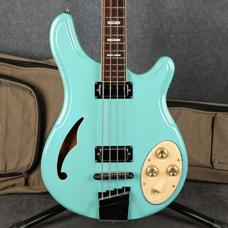 Italia Rimini 4 Bass - Blue - Gig Bag - 2nd Hand