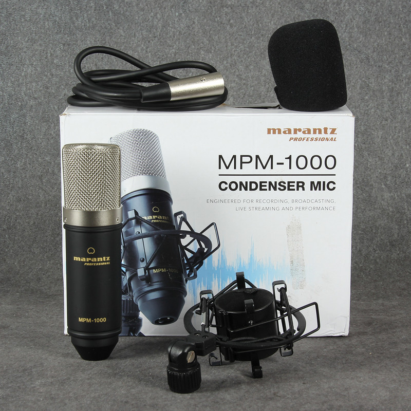 Marantz MPM-1000 Condenser Microphone - Boxed - 2nd Hand Marantz MPM-1000 Condenser Microphone - Boxed - 2nd Hand