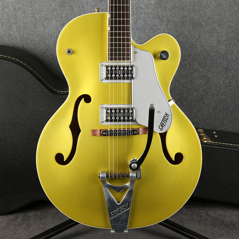 Gretsch Brian Setzer Hot Rod Signature Hollow Body - Lime Gold - Case - 2nd Hand