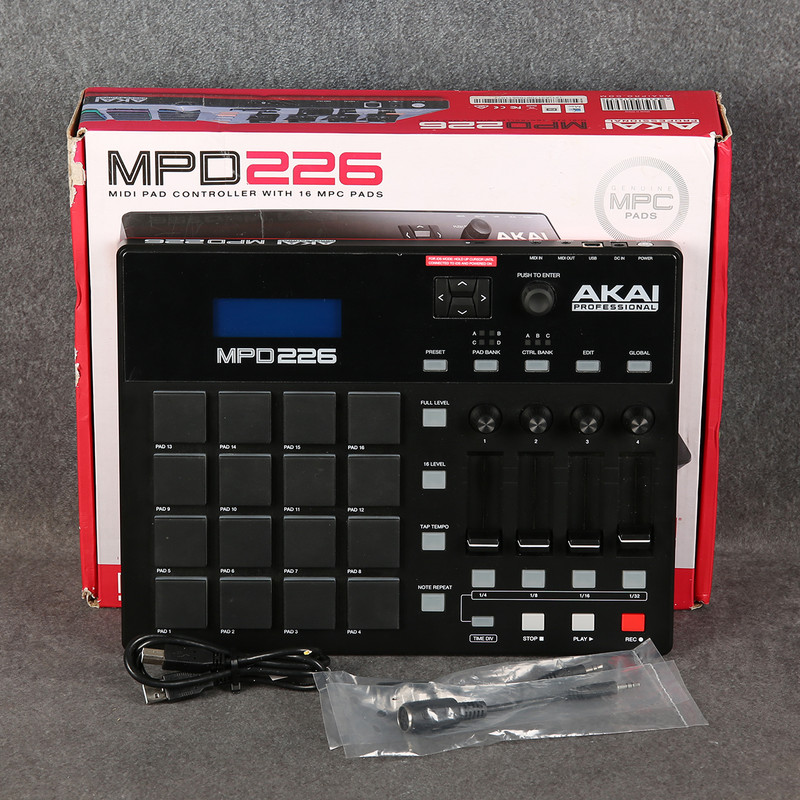 Akai MPD226 USB MIDI Pad Controller - 2nd Hand Akai MPD226 USB MIDI Pad Controller - 2nd Hand