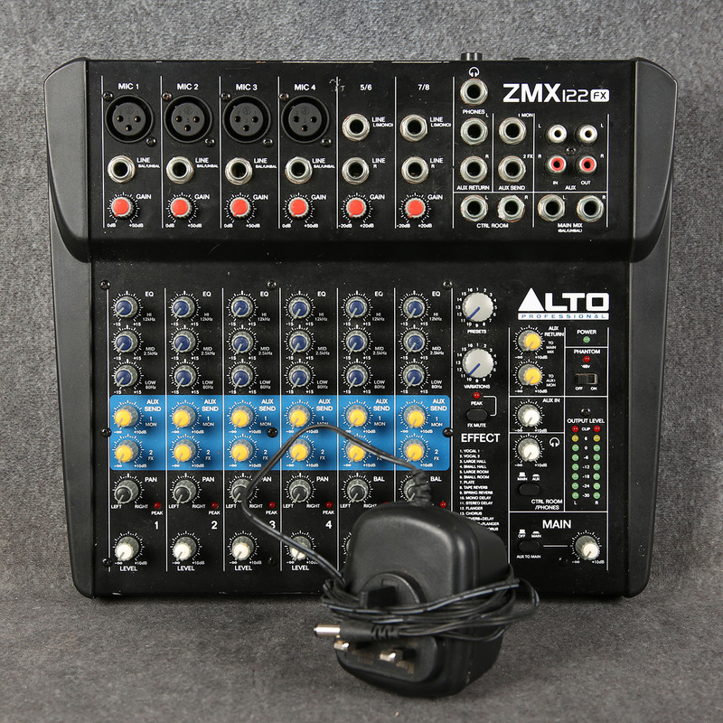 Alto ZMX122FX Mixer - 2nd Hand Alto ZMX122FX Mixer - 2nd Hand