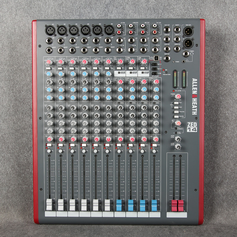 Allen & Heath ZED14 Mixer - 2nd Hand Allen & Heath ZED14 Mixer - 2nd Hand