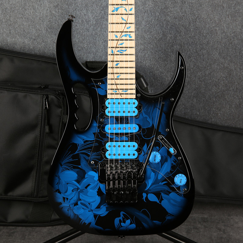 Ibanez Premium JEM77P-BFP - Blue Floral Pattern - 2nd Hand Ibanez Premium JEM77P-BFP - Blue Floral Pattern - 2nd Hand