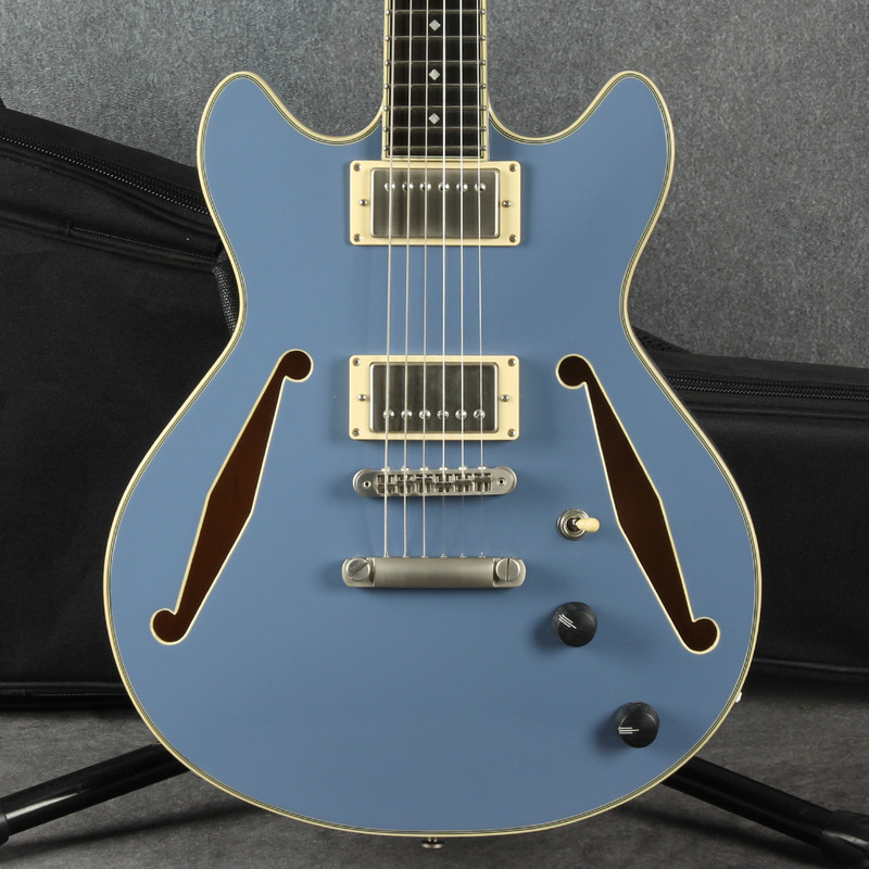 D Angelico Excel Mini DC Tour Collection - Slate Blue - 2nd Hand