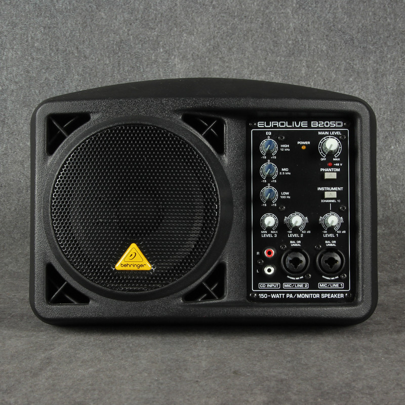 Behringer Eurolive B205D Active 150w PA Monitor - 2nd Hand Behringer Eurolive B205D Active 150w PA Monitor - 2nd Hand